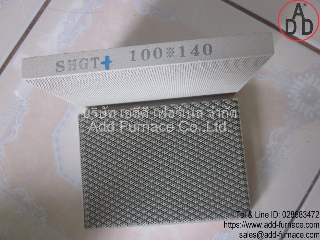 SHGT+ 100x140x13mm honeycomb ceramic (1)